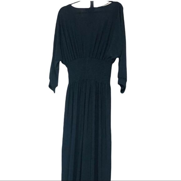 Ashley Stewart Black Empire Waist Dress - Picture 4 of 11